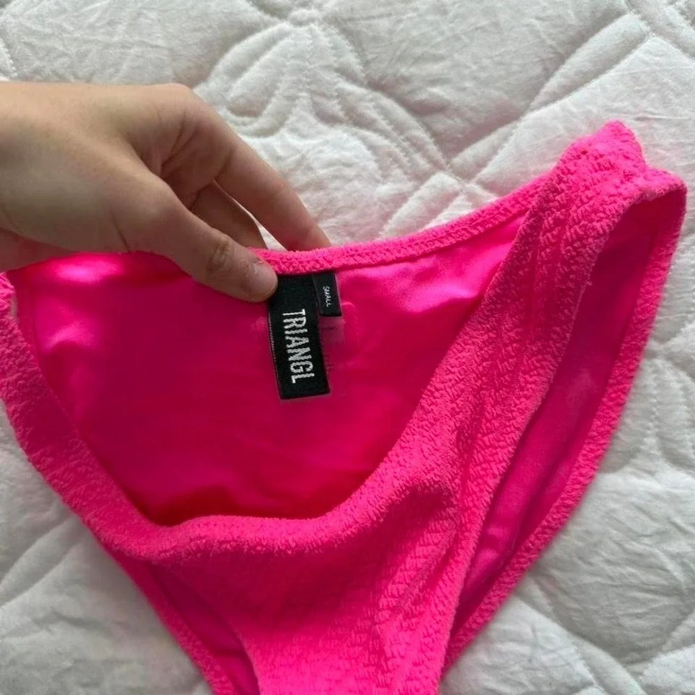 hot pink‎ triangl bikini set